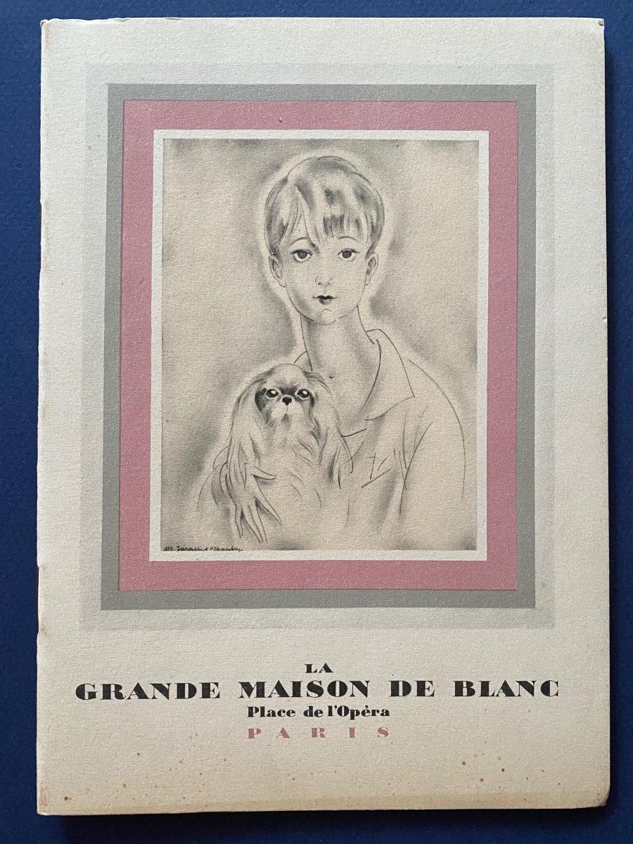 Catalog La Grande Maison De Blanc. Paris 1928. Jarach And Chambry. Art Deco Fashion.