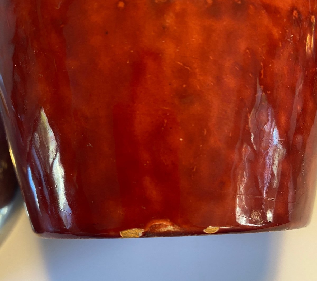 Gaston Bruneau Balon. Blois.  Planter With Snails Decoration . Glazed Ceramic. Early 20th . -photo-2