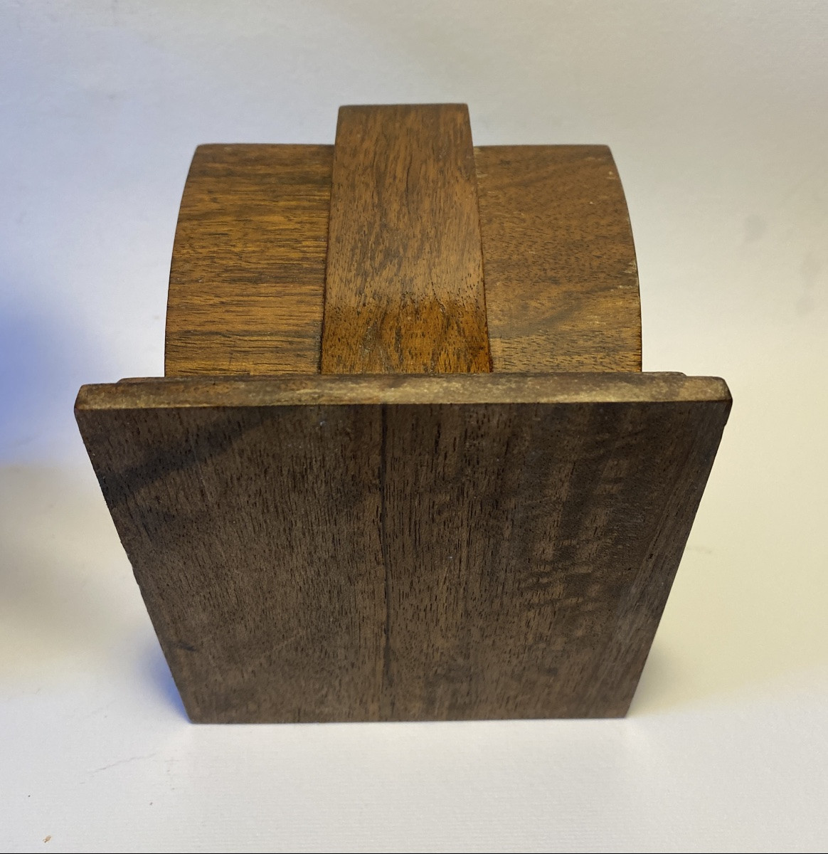 Boîte En Bois Sculpté. Tulipes En Pot. Objet De Curiosité. Début XXème. -photo-4