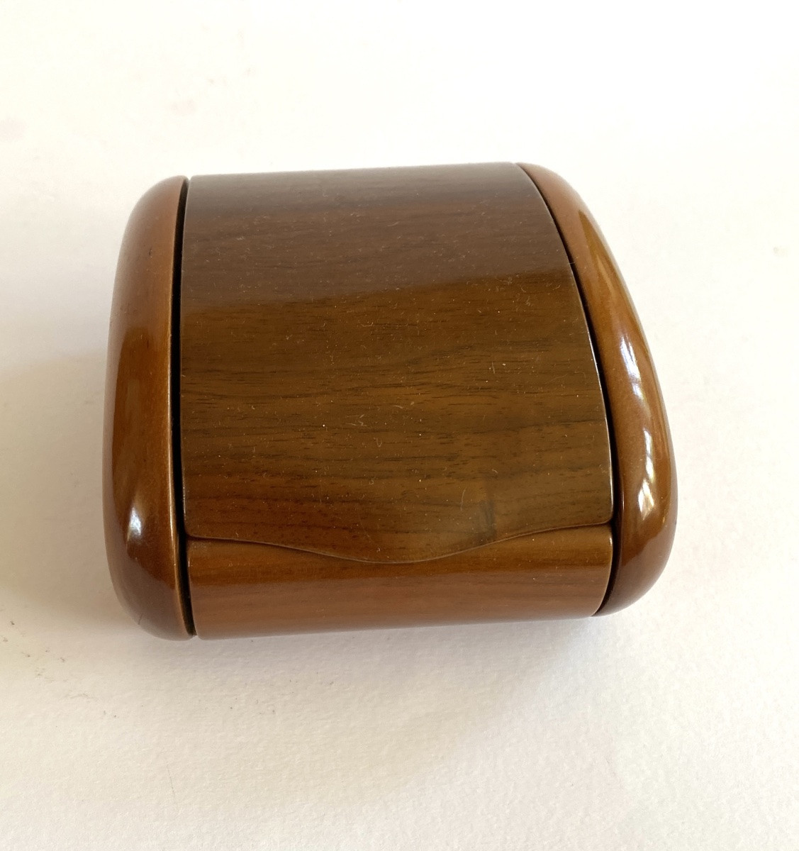 Dunhill Paris. Art Deco Style Wooden Cigar Box. France 70s.-photo-2