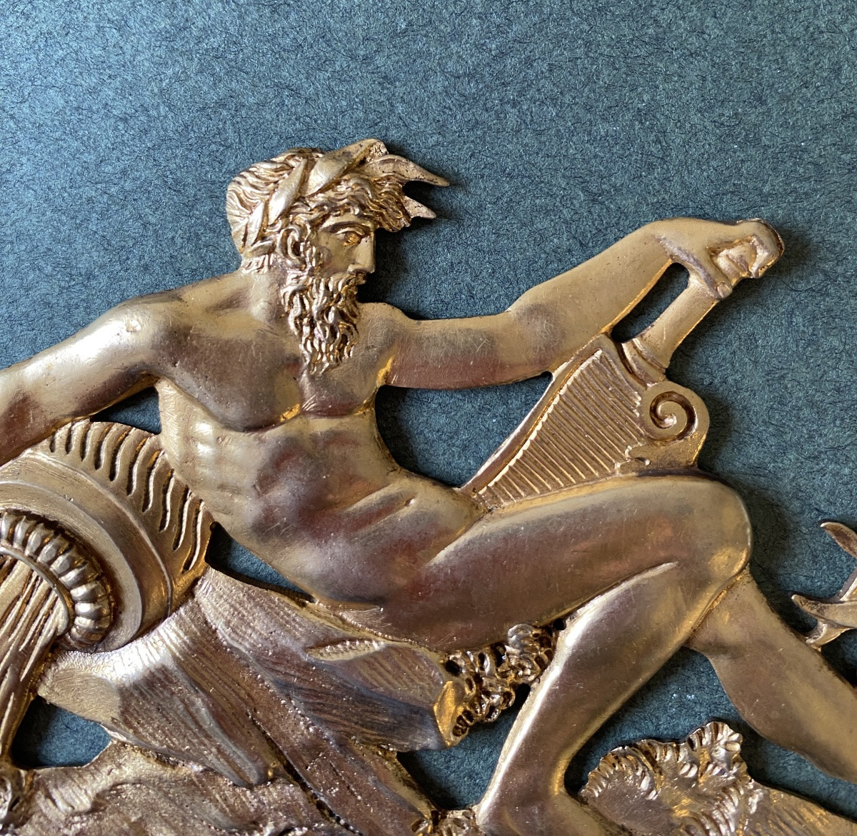 Pair Of 19th  Ornamental Bronzes. Allegories Of Antiquity. River And Stream. -photo-2