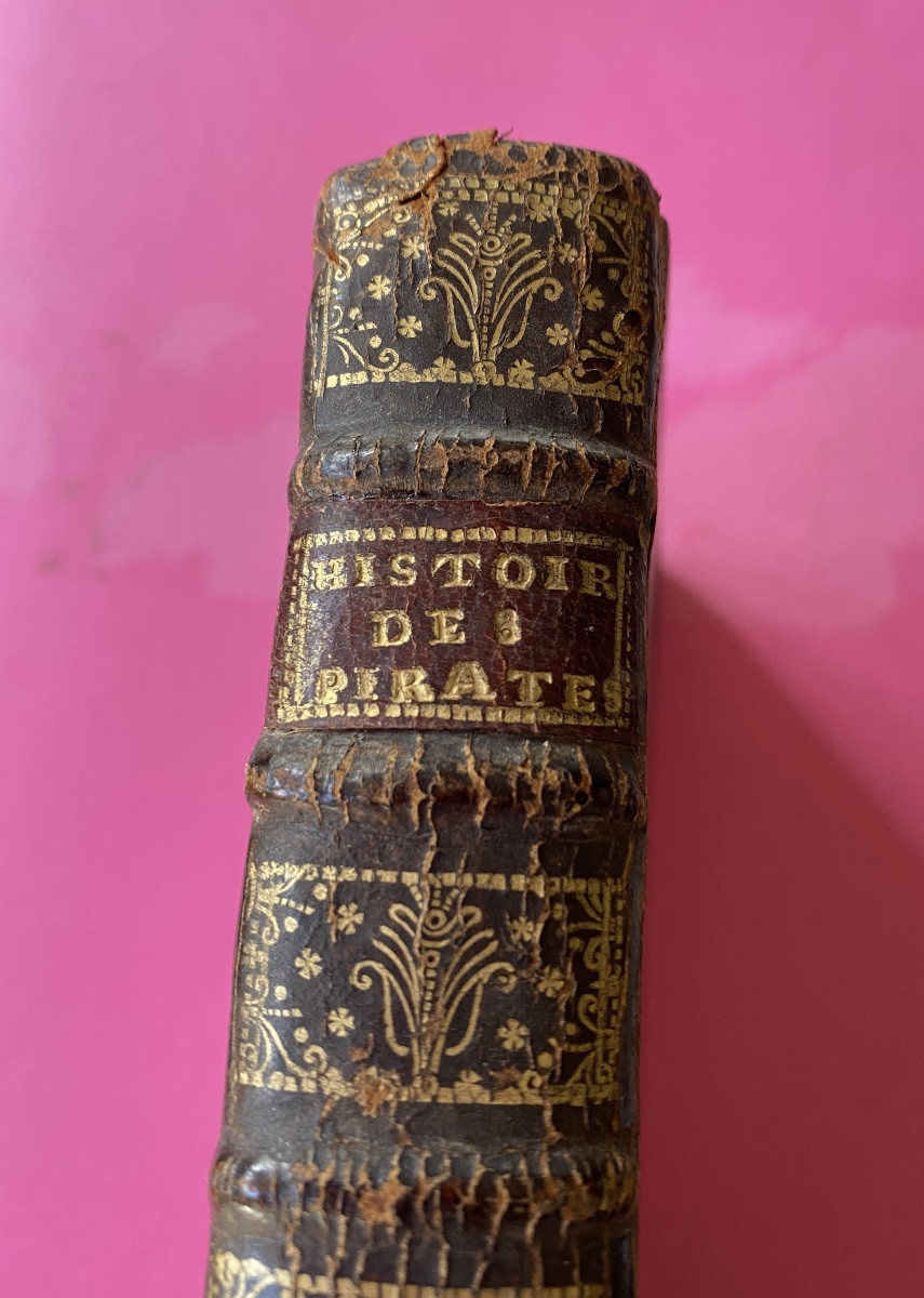 "history Of The English Pirates." Captain Ch. Johnson. Ed. Ganeau And Cavelier. Paris 1726.-photo-6
