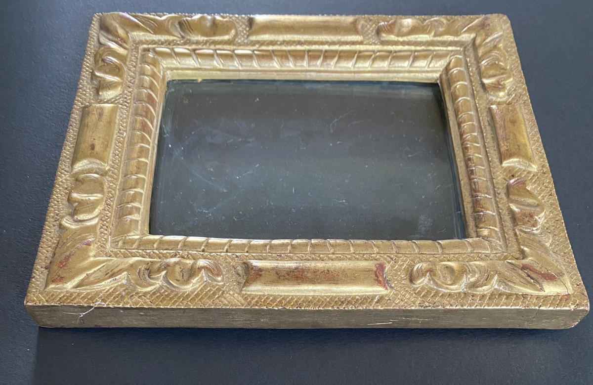 19th Century Gilded Wooden Frame. -photo-3