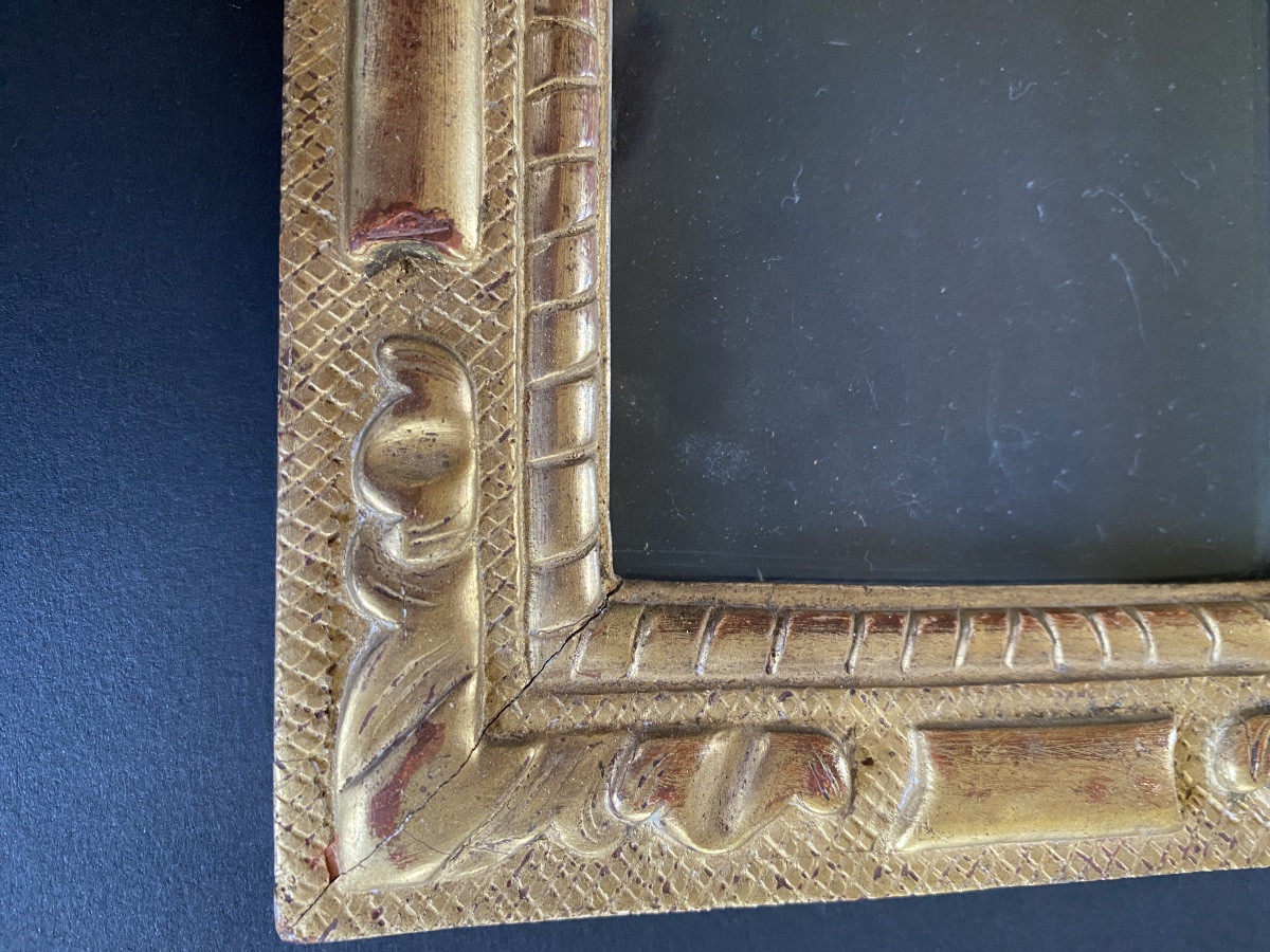 19th Century Gilded Wooden Frame. -photo-1