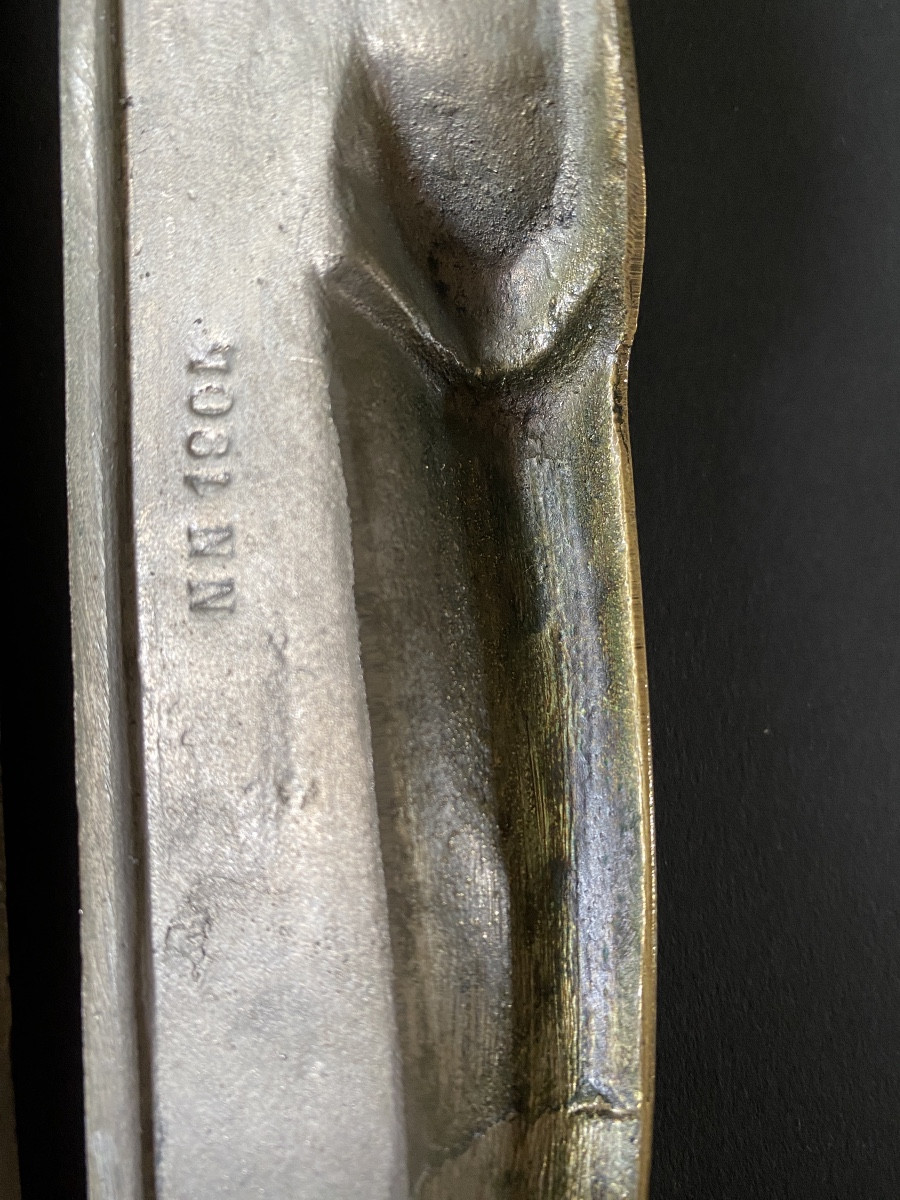 Art Deco Bronze Lock Plates. -photo-4