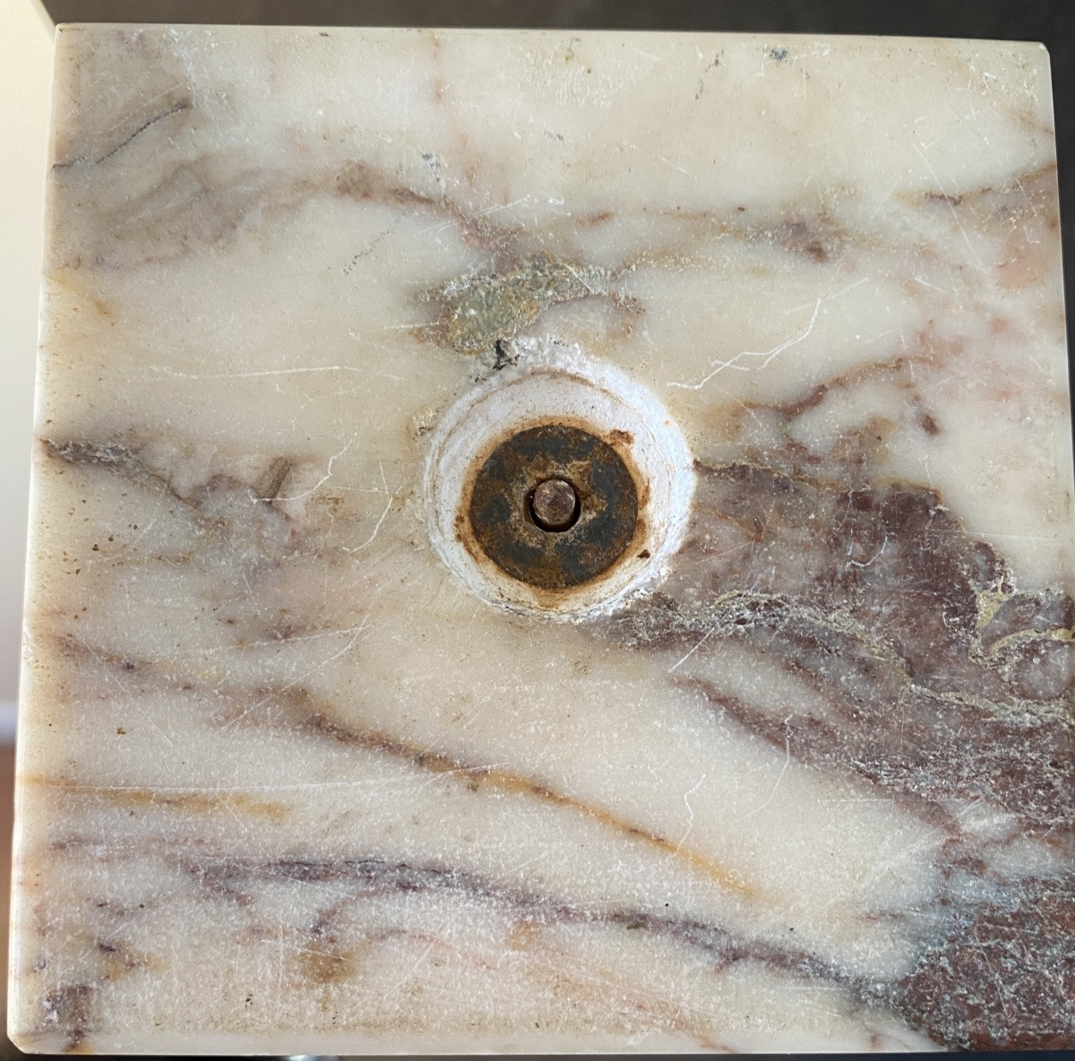 Paire de colonnes en marbre XIXème. Grand Tour. -photo-5