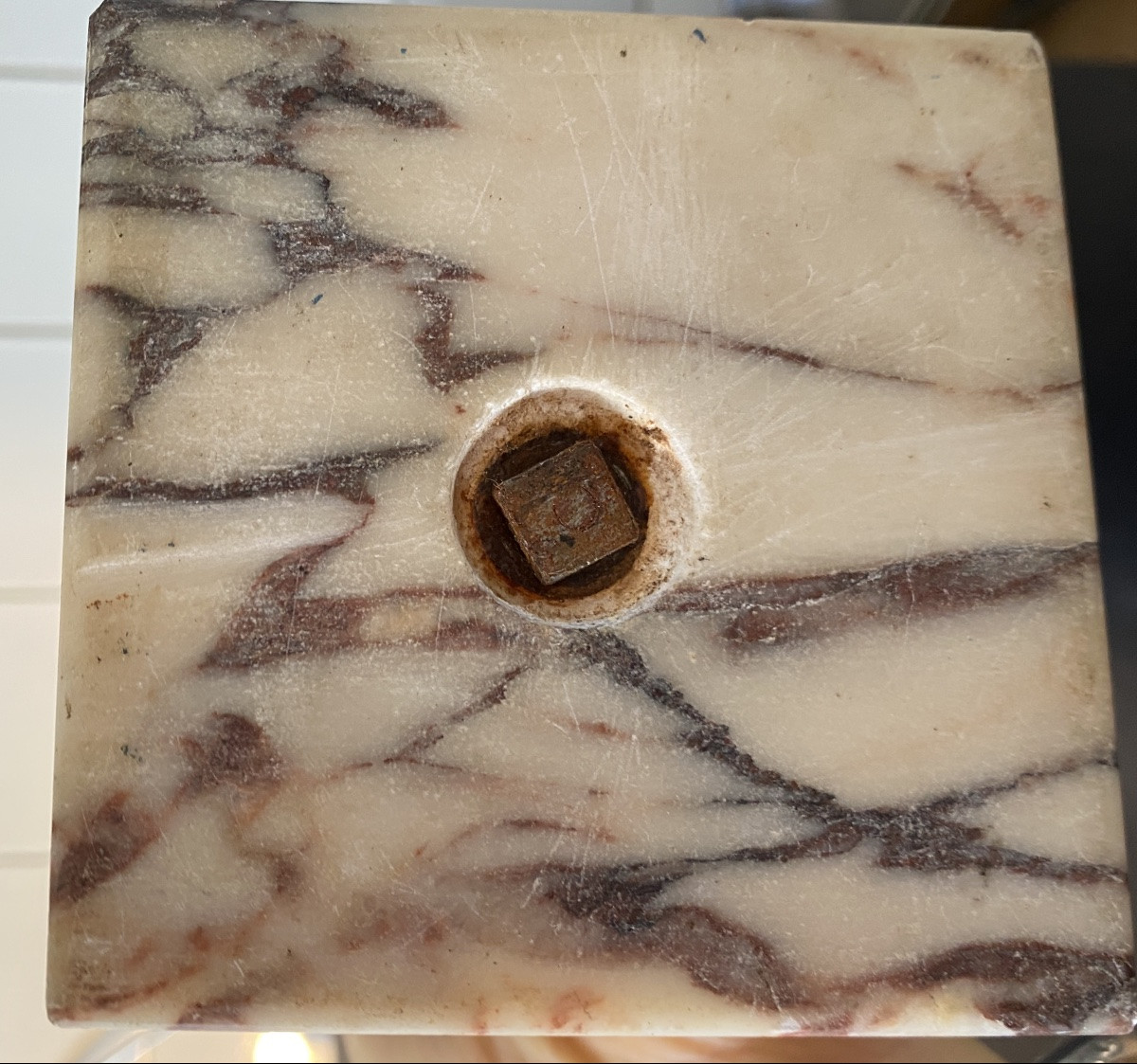 Paire de colonnes en marbre XIXème. Grand Tour. -photo-6