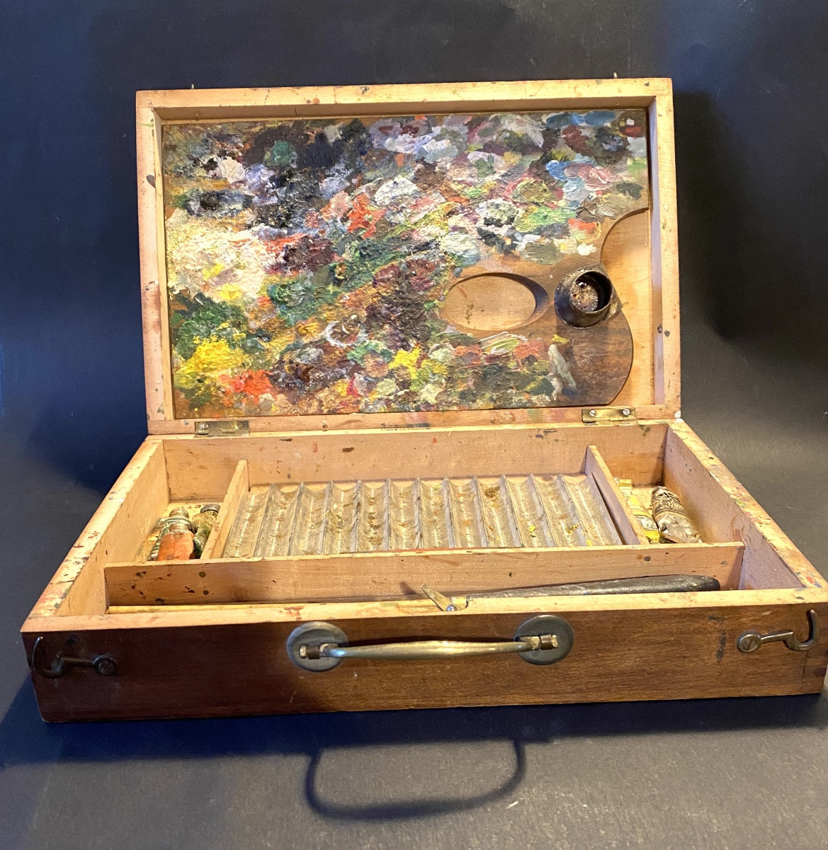 Early 20th Century Painter's Case/box. -photo-2