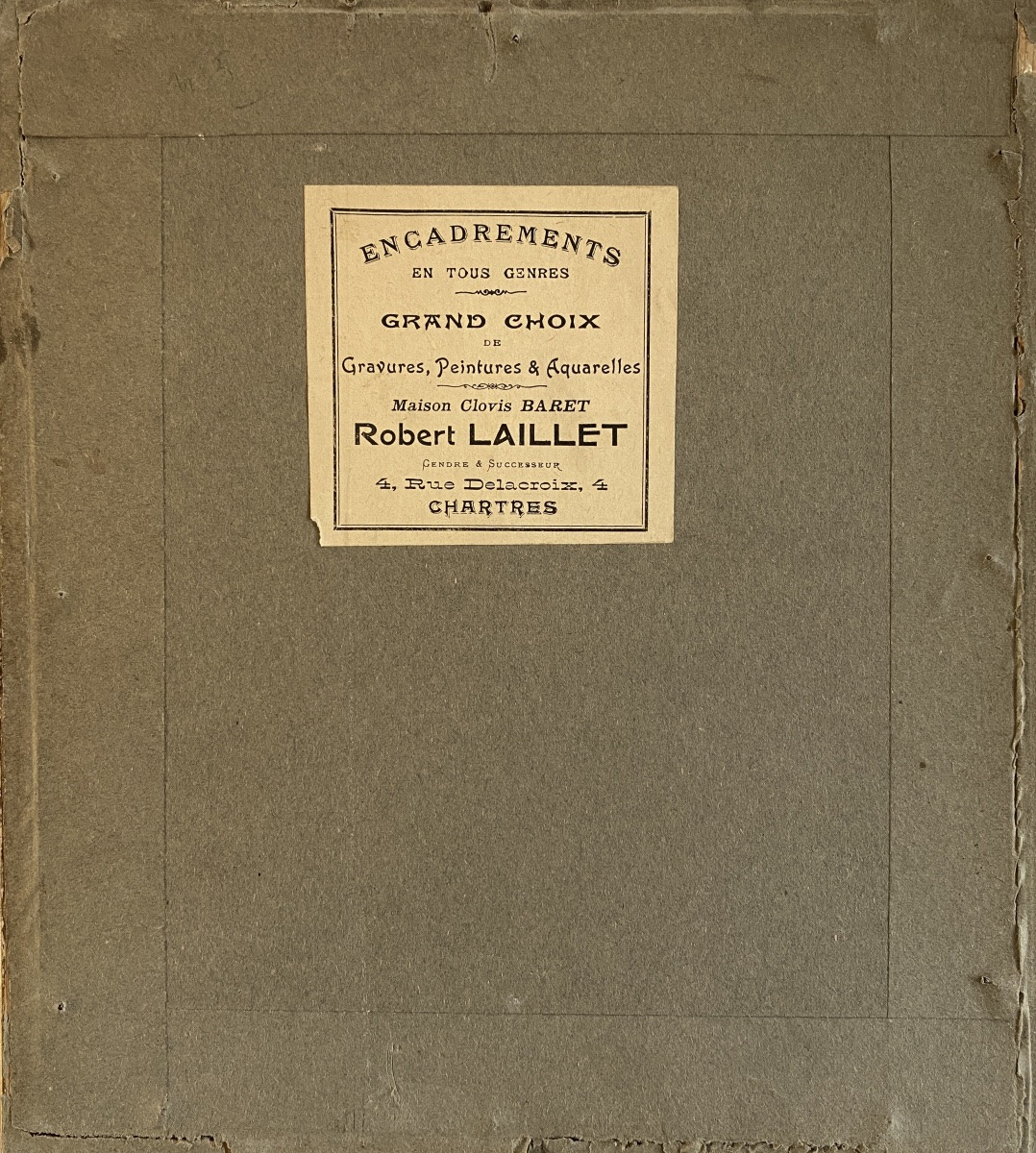 Hugues de Beaumont. “Bouquet de fleurs”. Huile sur panneau début XXème. -photo-1