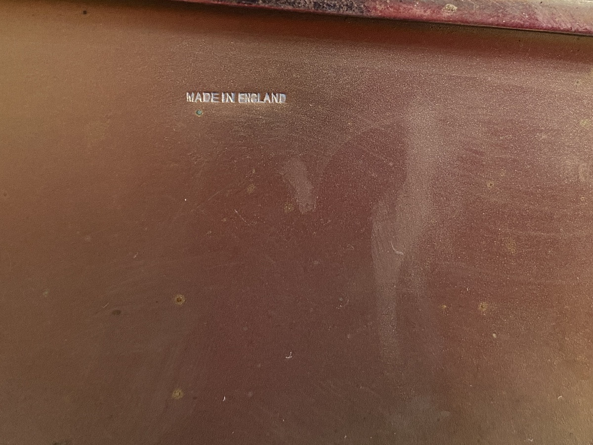 Etui Art Déco en galuchat et métal doré. Angleterre début XXème.-photo-3