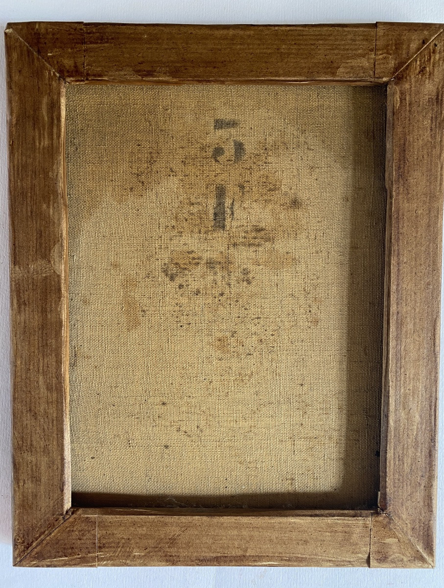 Portrait Of A Child. Oil On Canvas, Late 19th Century. French School Signed And Dated 1893.-photo-4