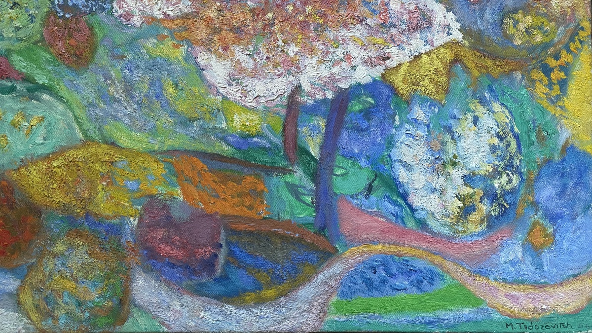 Miloje Todorovitch. »landscape ». Oil On Canvas. 1956.-photo-2
