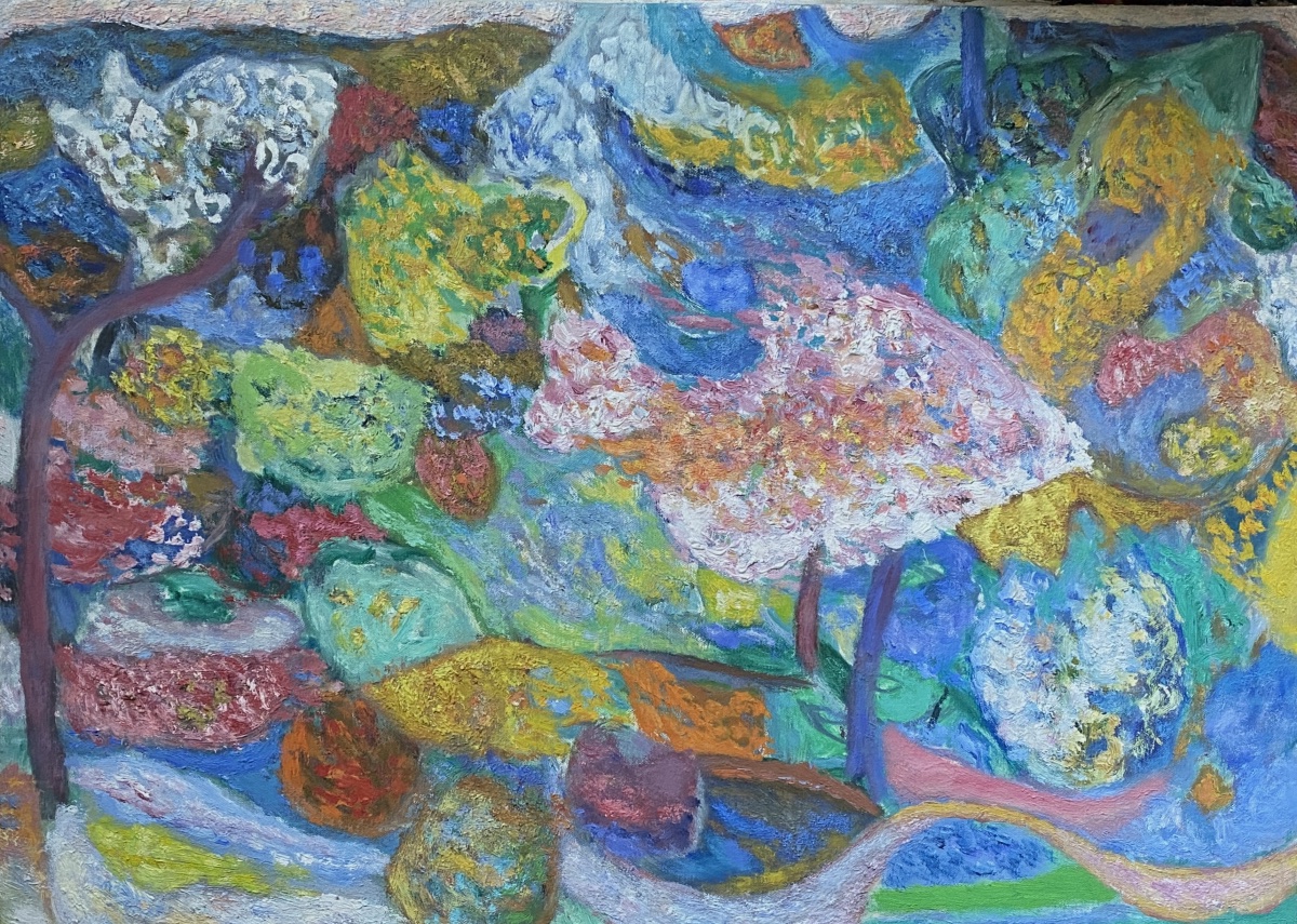 Miloje Todorovitch. »landscape ». Oil On Canvas. 1956.