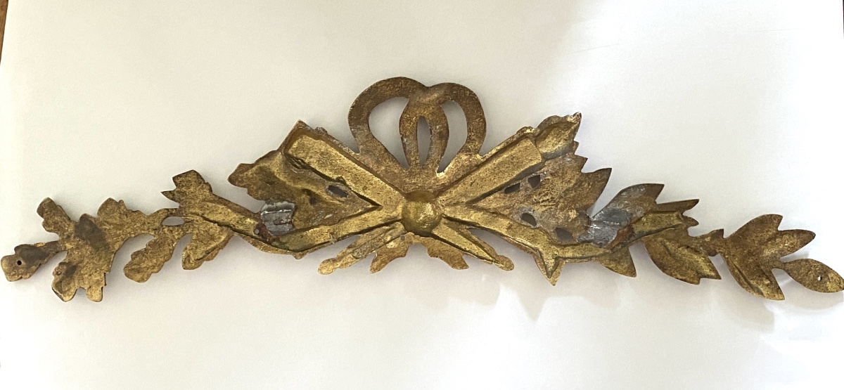 Decorative Bronze. Louis XVI Style. Quiver, Torch, And Intertwined Oak And Laurel Branches.-photo-4
