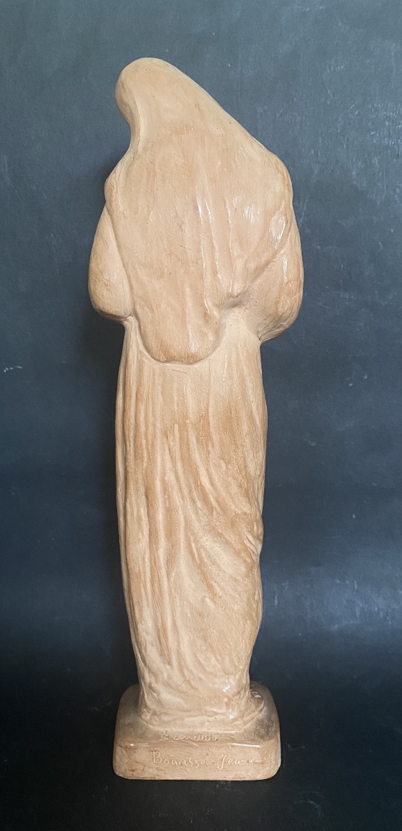 Vierge à l’enfant. Terre cuite fin XIXème / début XXème. Sander. Ed. Bouasse-Jeune. -photo-5