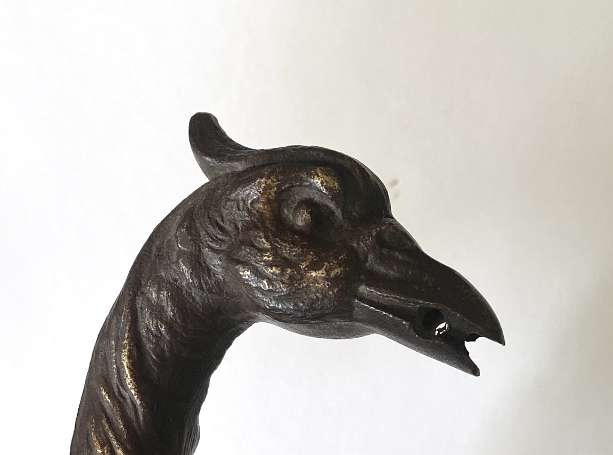 Saint Esprit. Colombe en bronze XIXème. Art religieux. -photo-4