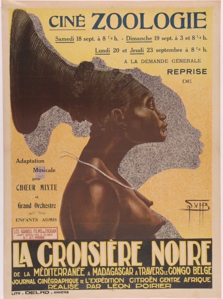 A. Fazio. Vallauris. Femme Mangbetu. Céramique émaillée noire et rehauts d’or. Années 50. -photo-6