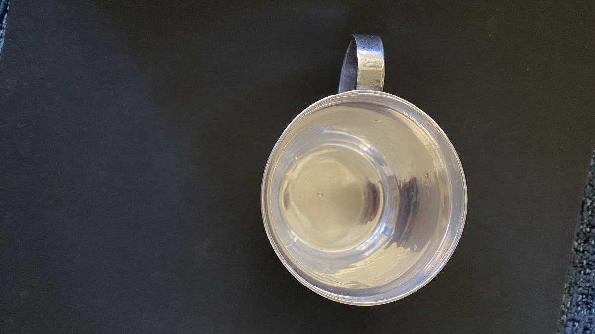 Tiffany & Co. New York. Solid Silver Children's Cup. Hand-engraved Animal Design. -photo-3