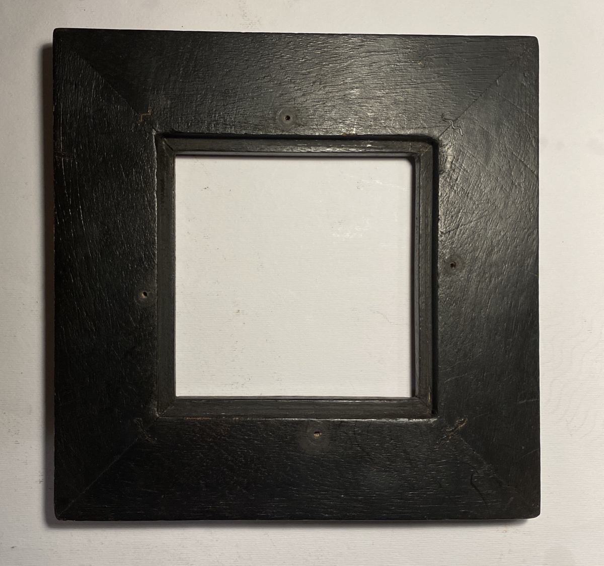 Small 19th-century Carved Wooden Frame. -photo-2