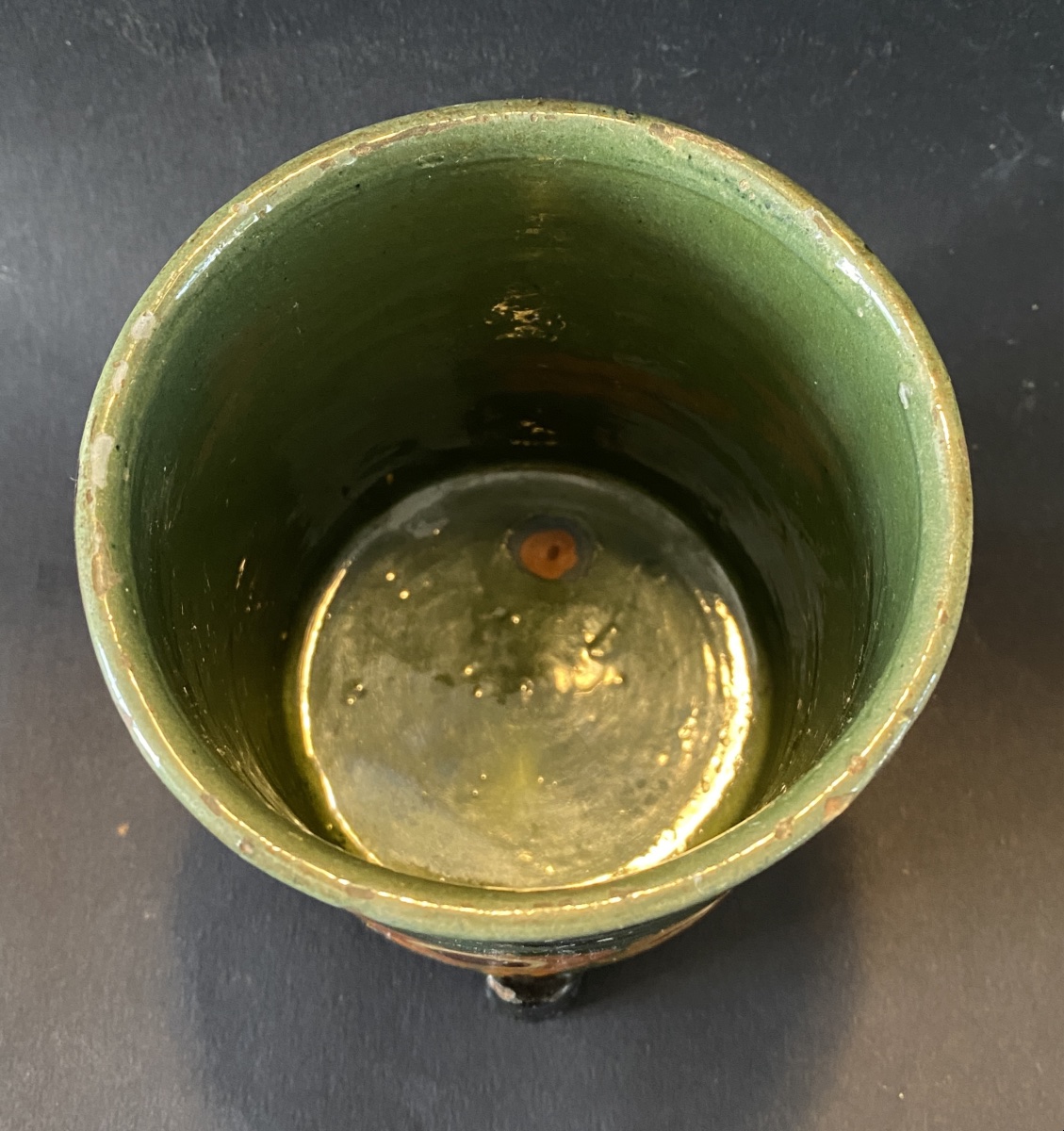 Paul-ami Bonifas. Art Deco Tripod Vase Made Of Glazed Ceramic. Japanese-inspired Design. -photo-4