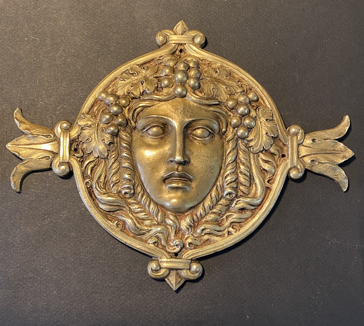 Pair Of Large 19th-century Decorative Bronzes. Allegory Of Autumn Or Bacchante.-photo-3