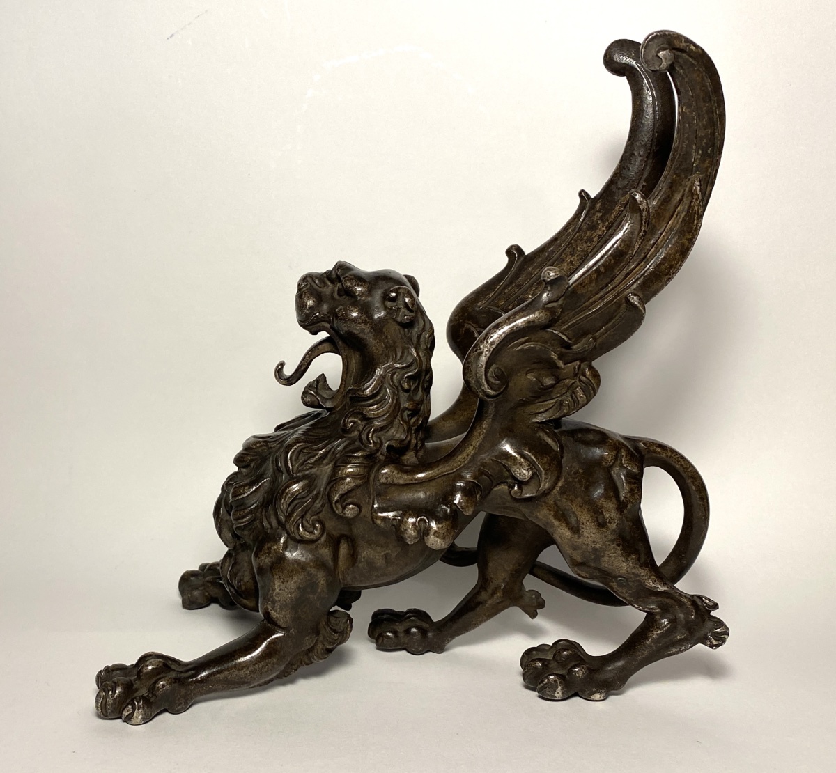 Bronze Chimera/ Griffin With A Brown Patina, 19th Century. 