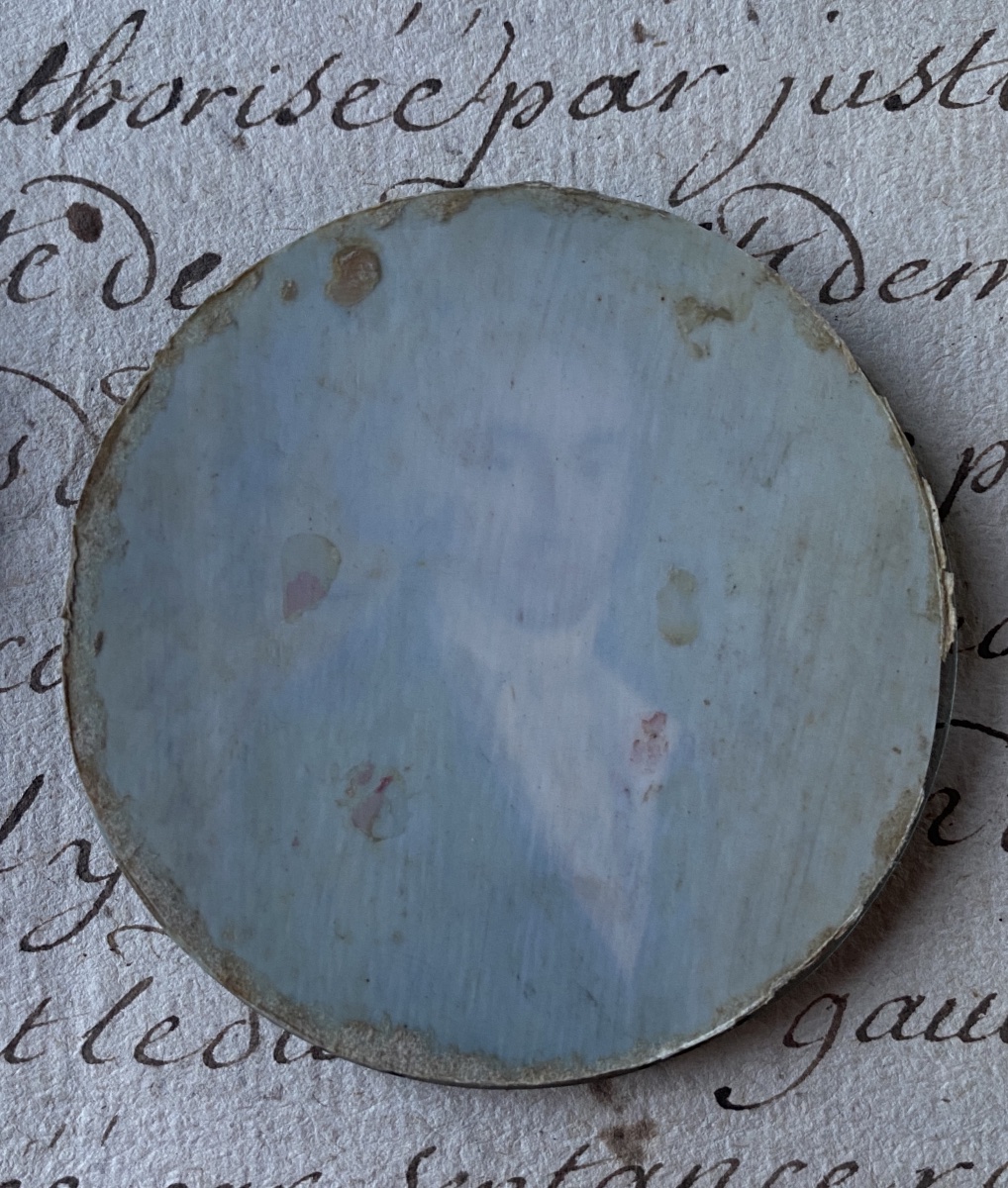 18th-century Miniature. Portrait Of A Gentleman. -photo-4
