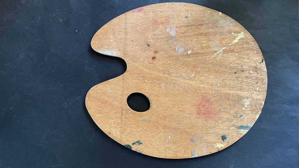 Painter's Palette. French Mid-20th Century. -photo-3