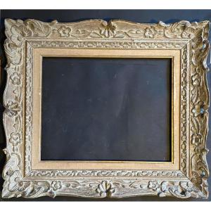 Montparnasse Frame Mid-20th Century. Carved And Patinated Wood. 41 X 33 Cm. 6f Format.