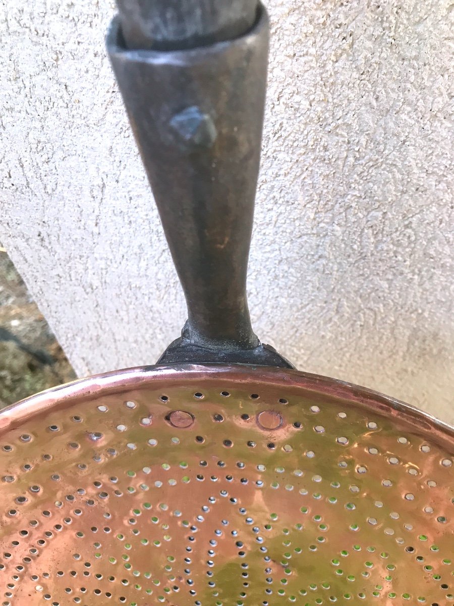 Grande écumoire En Cuivre -photo-1