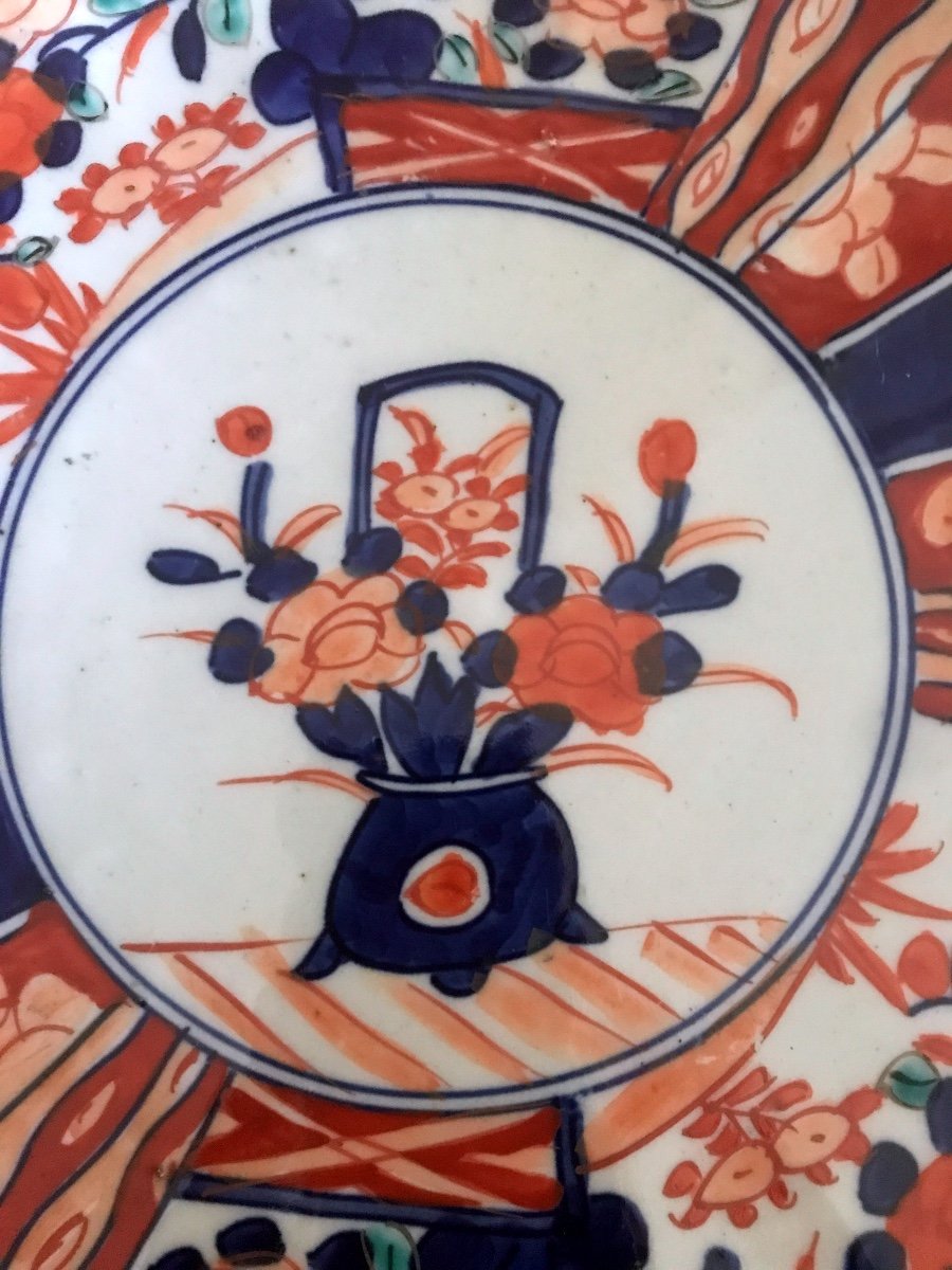 Plat En Porcelaine Imari Japon -photo-2