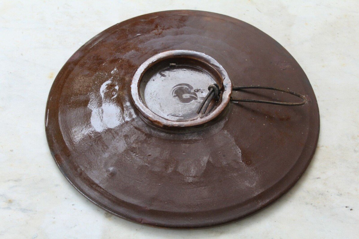 Plat En Céramique Africaniste -photo-1