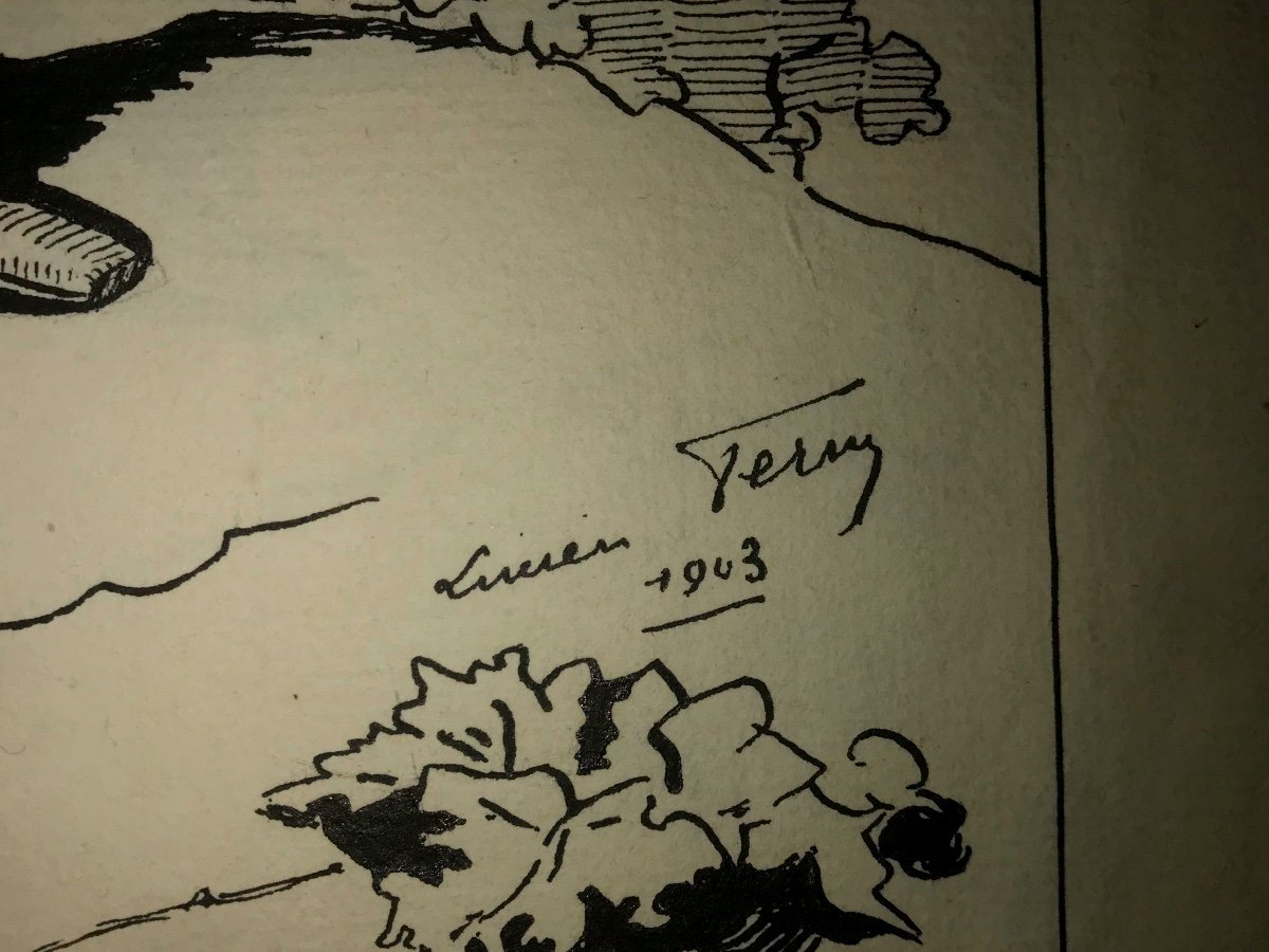 Dessins à La Plume De Soldats Royaux Sous Louis XV-photo-3