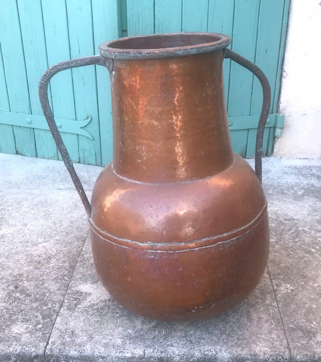 Copper Jar Measure Morocco-photo-3