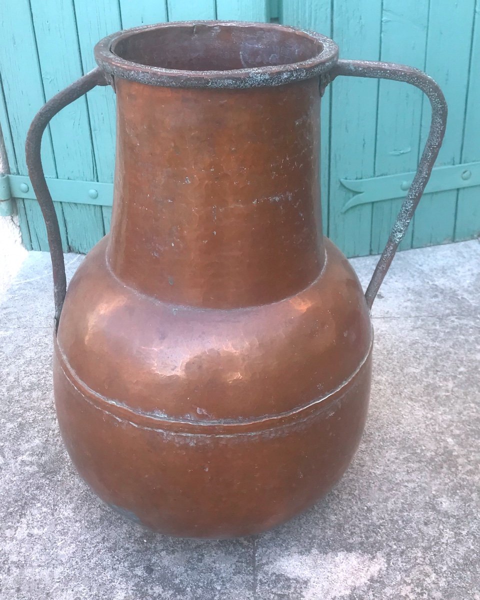 Copper Jar Measure Morocco