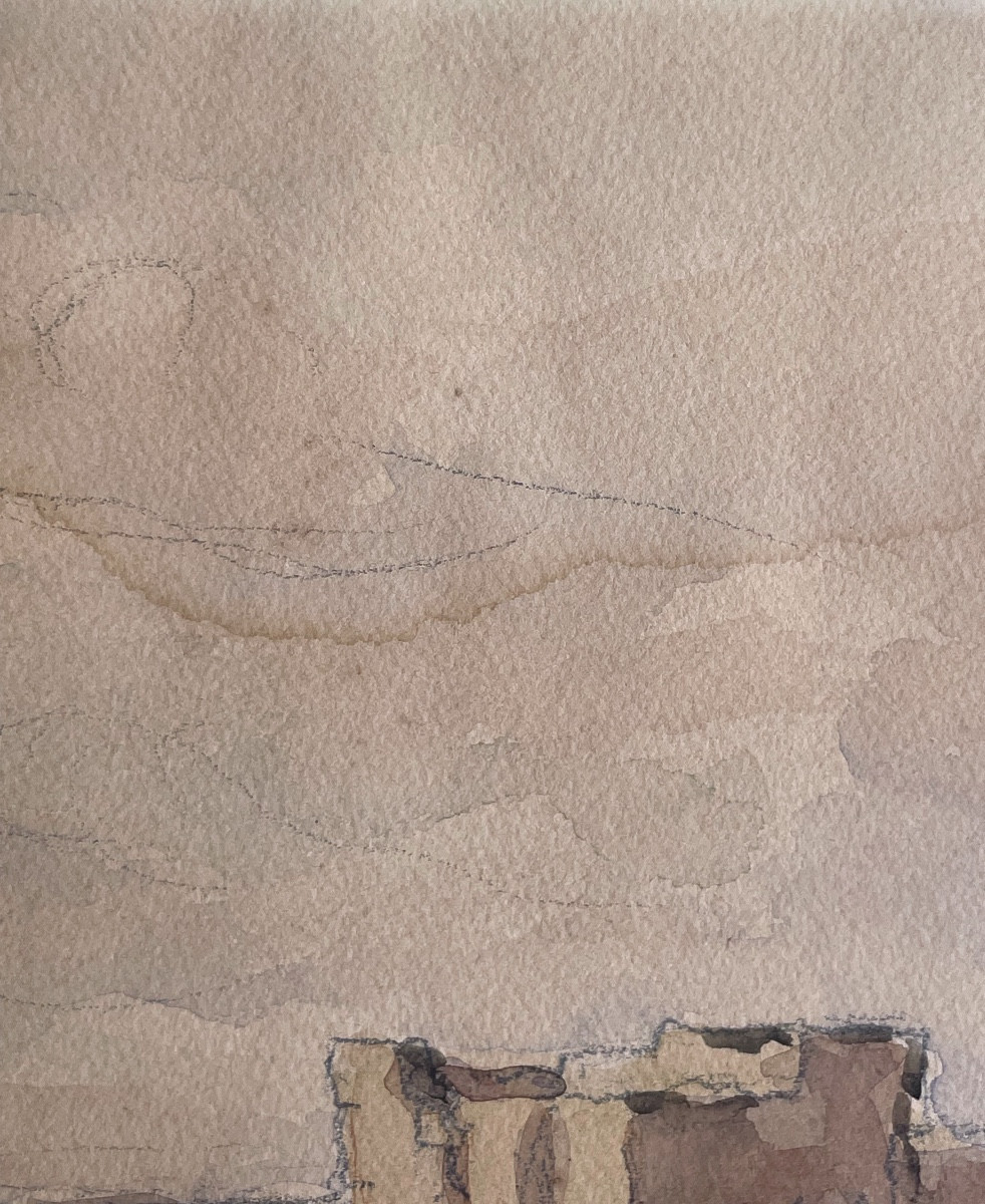 Antonin Prochaska 2 Aquarelles Sur Marrakech , Maroc Fin 19 ème -photo-7