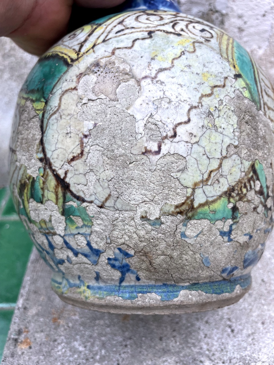 Nevers Earthenware Gourd Vase?-photo-3
