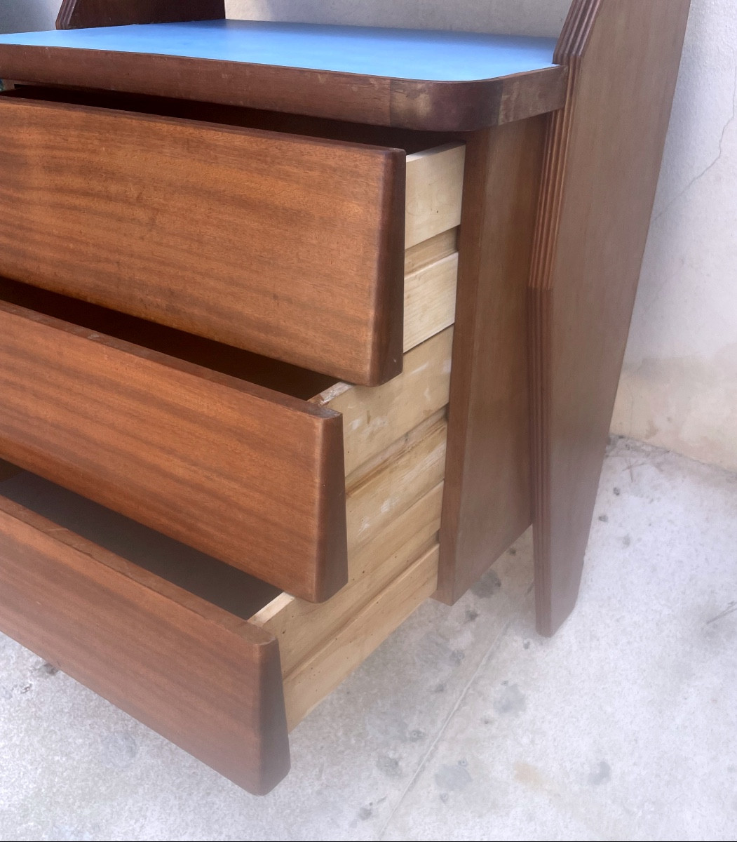 Teak Boat Desk Chest Of Drawers-photo-4