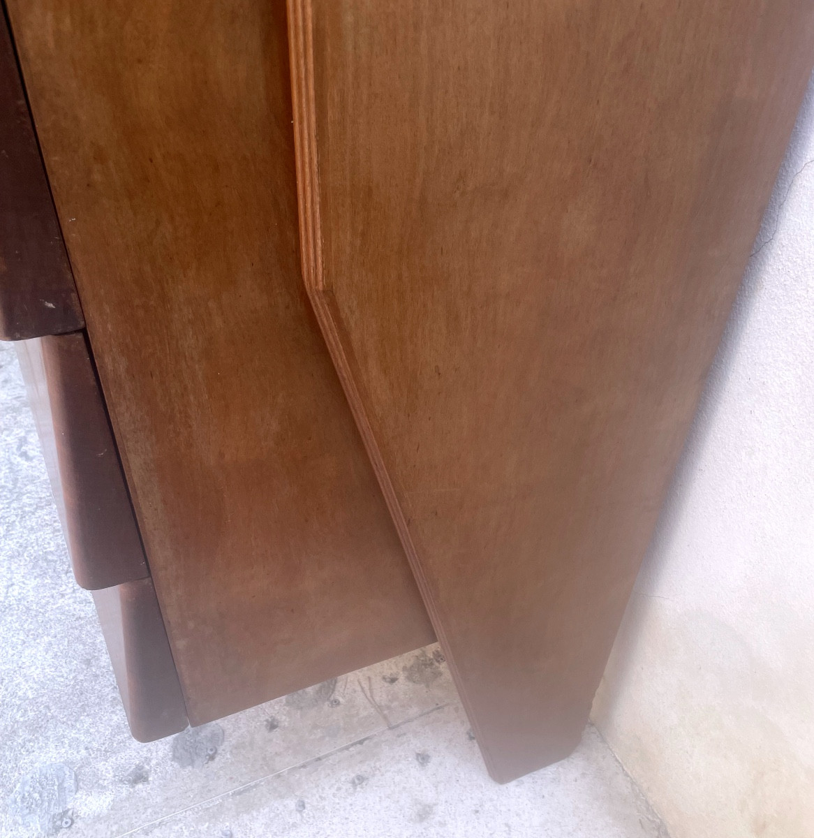 Teak Boat Desk Chest Of Drawers-photo-2