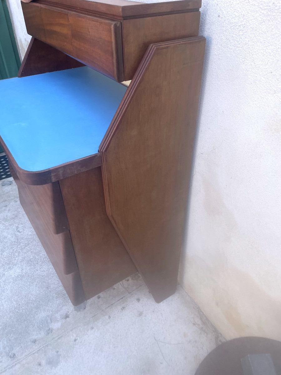 Teak Boat Desk Chest Of Drawers-photo-7