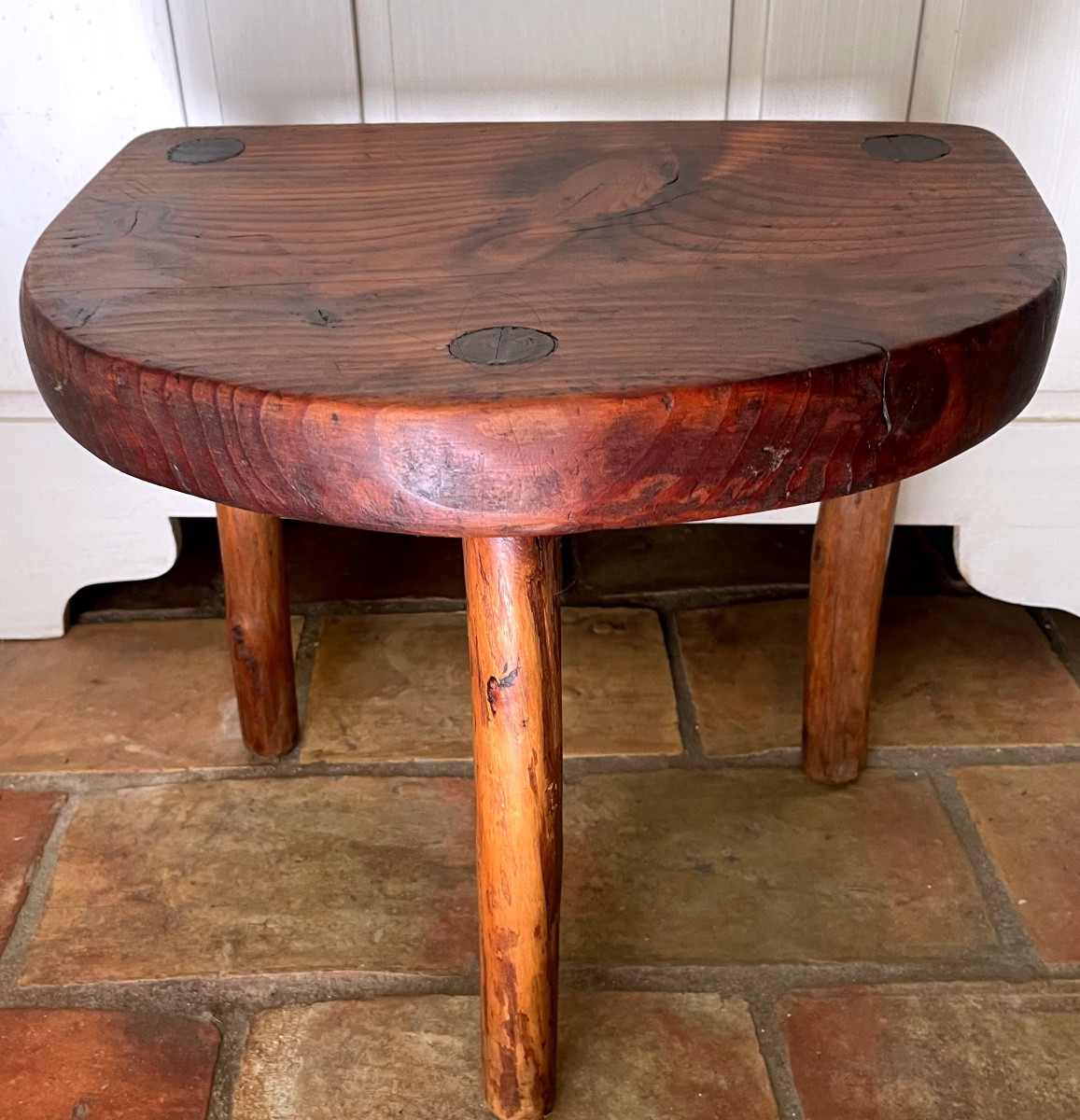 Tabouret De Berger En Pin 