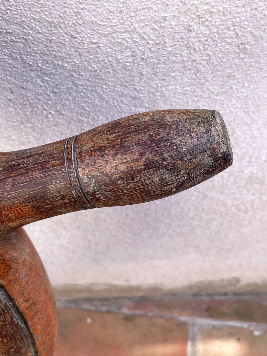 Ancienne Barre De Bateau En Bois -photo-3