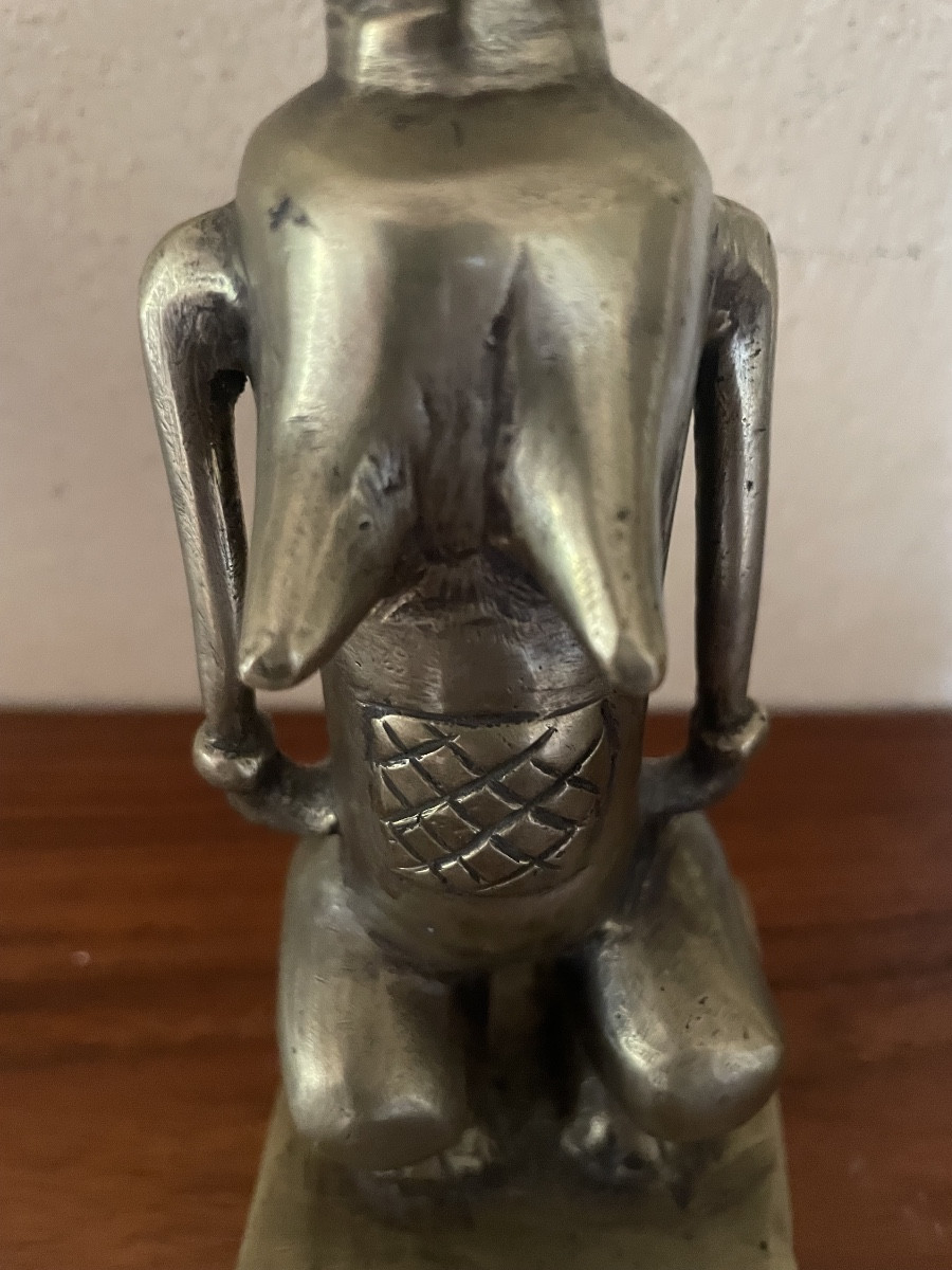 Ashanti Bronze Fertility Doll-photo-2