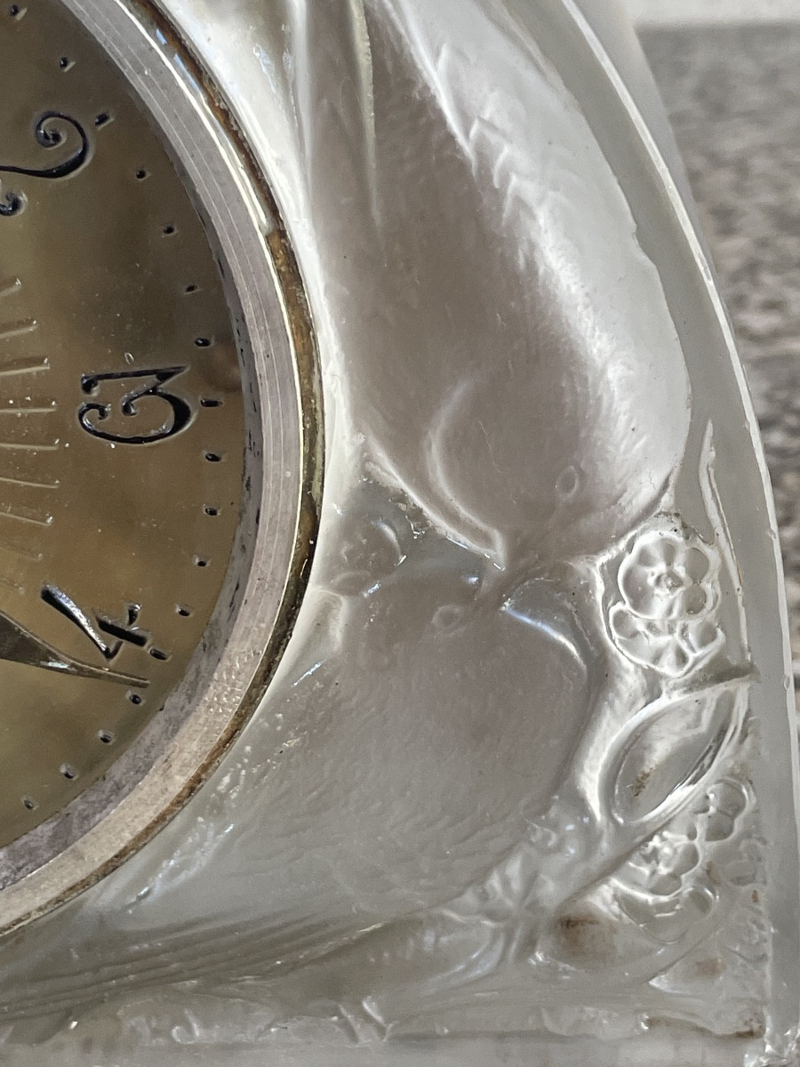 Sparrow Clock R Lalique And Ato-photo-7