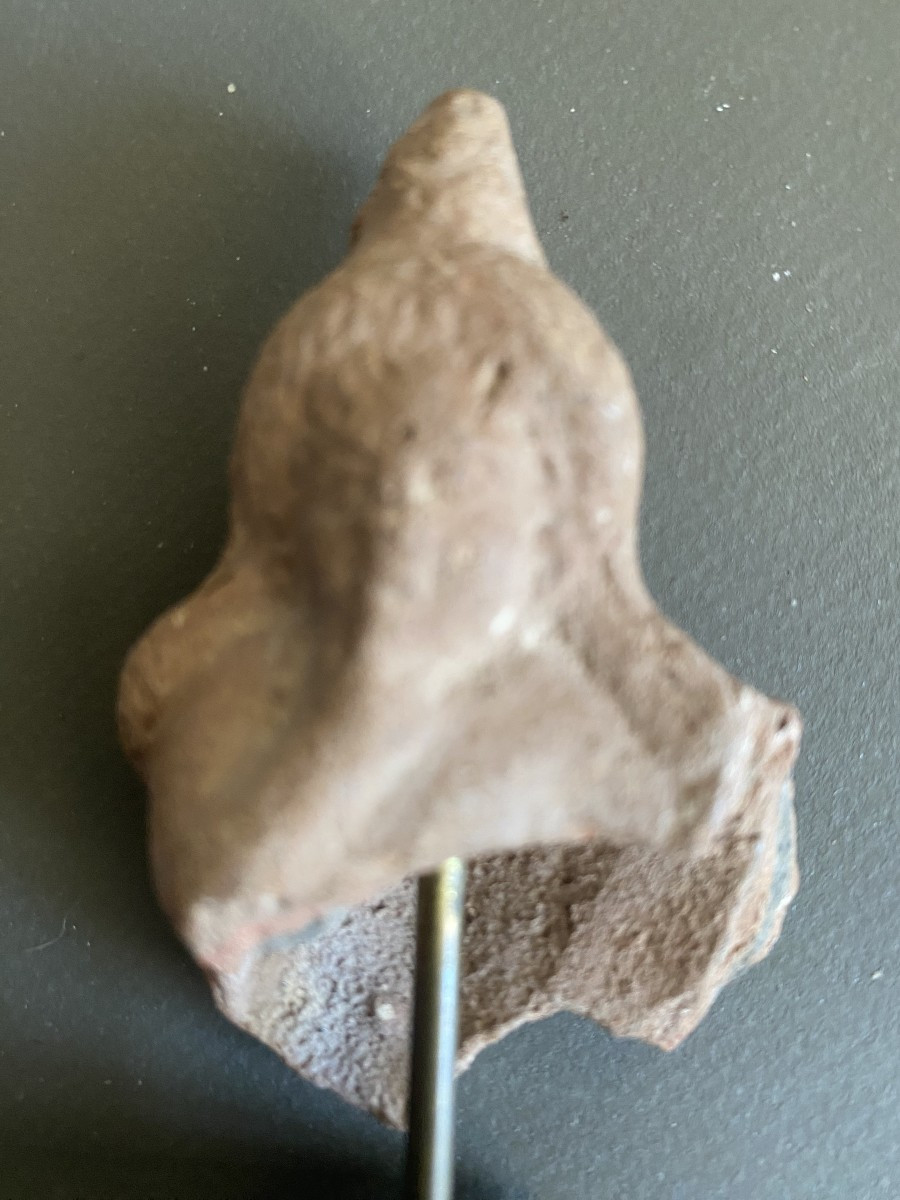 un buste en terre cuite de l'enfant Harpocrate Alexandrie époque Romaine 1° siècle après JC -photo-2