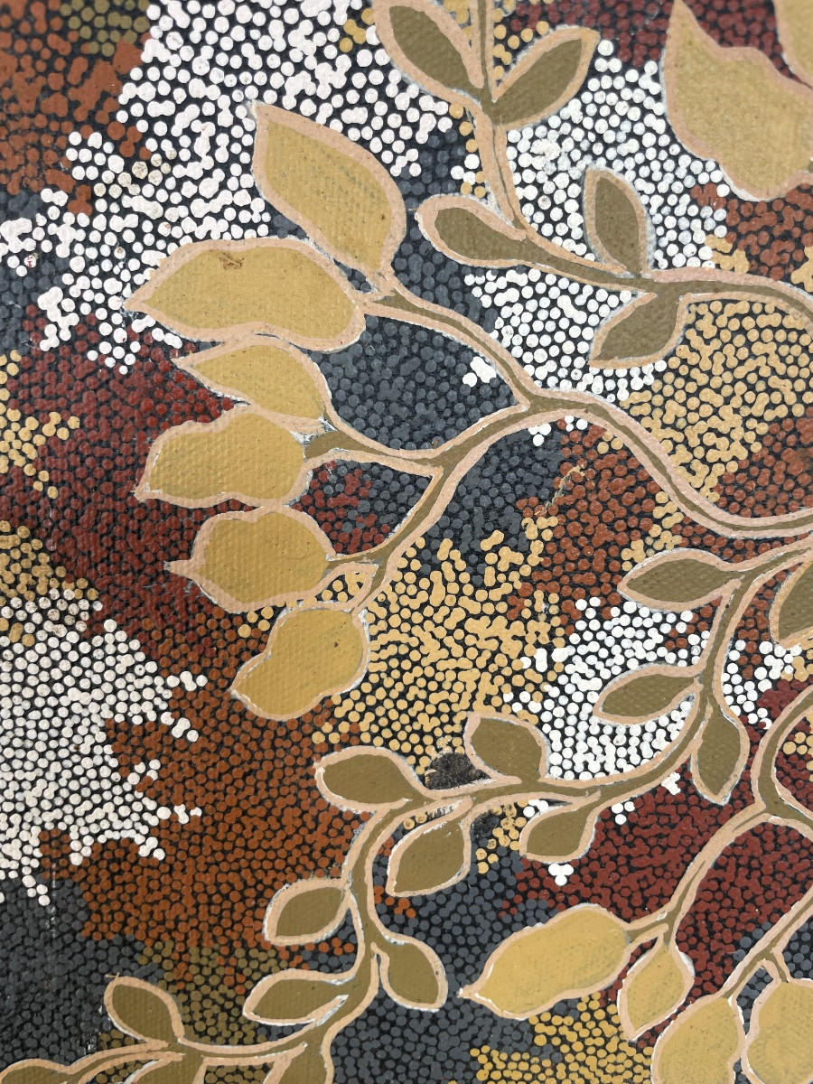 Tableau aborigène "Margaret Davis "-photo-3