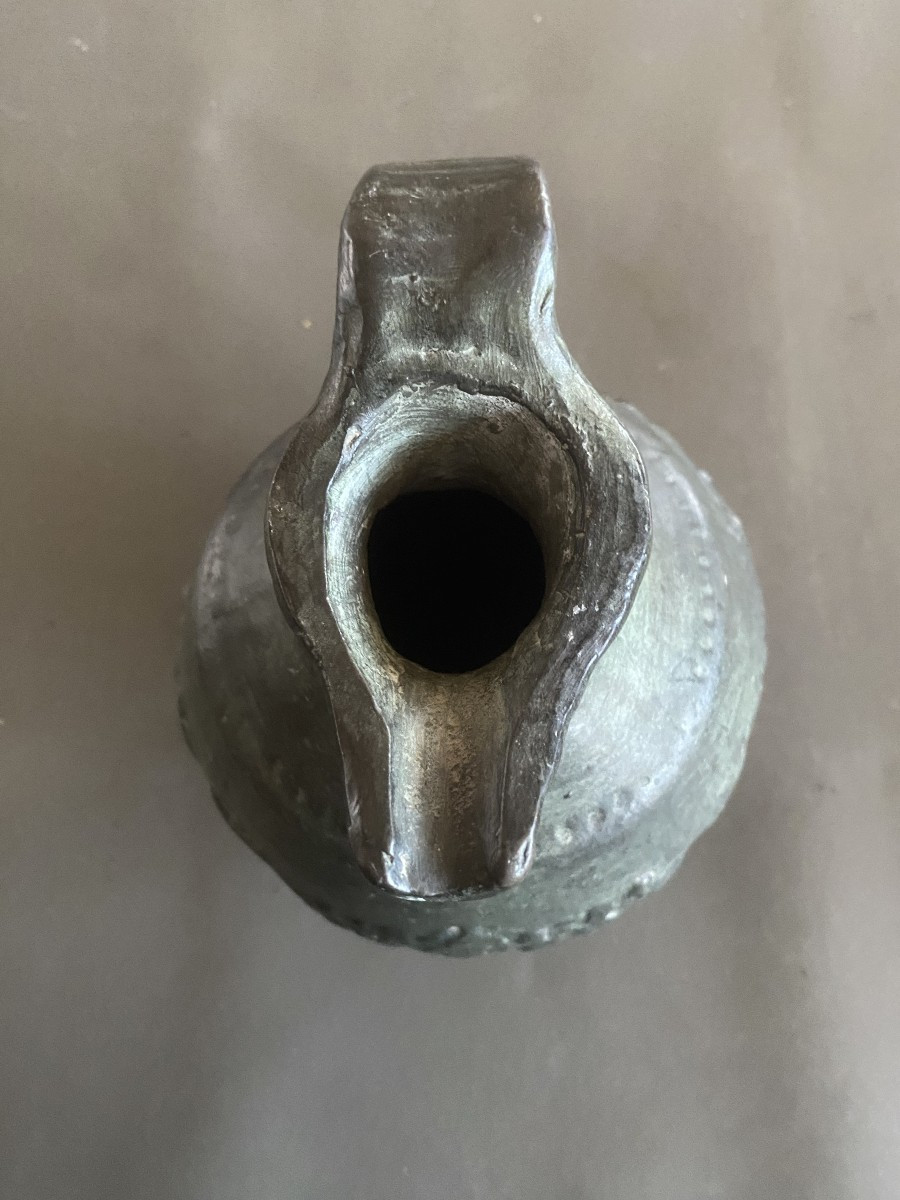 un broc en grés de Robert Meynard à Vallauris 1955 / 1960-photo-3