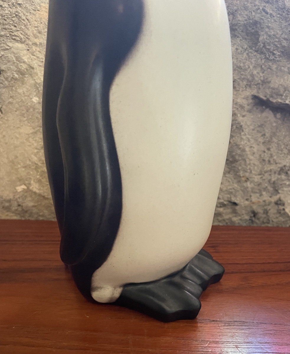 Manchot tire lire en céramique -Braedstrup denmark -Pondus cup 1983-photo-2