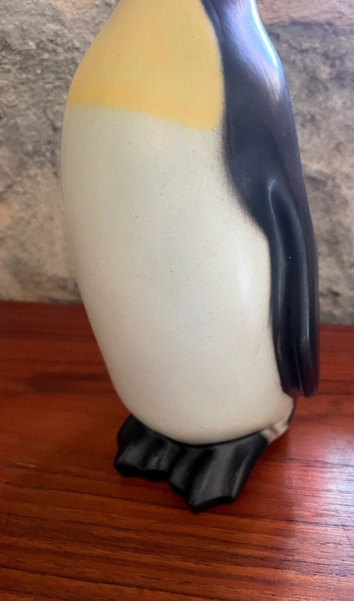 Manchot tire lire en céramique -Braedstrup denmark -Pondus cup 1983-photo-2