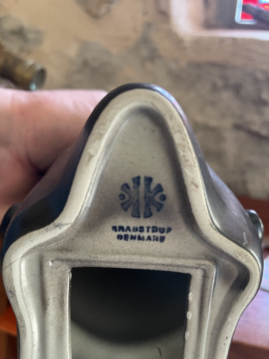 Manchot tire lire en céramique -Braedstrup denmark -Pondus cup 1983-photo-6